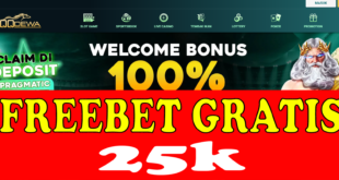 QQDEWA: Freebet 25k Gratis Share Kemenangan Slot