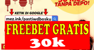 BANKSLOT: Freebet 30k Gratis Tanpa Deposit