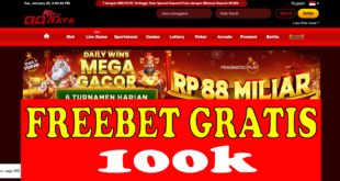 QQRAYA: Freebet 100k Bonus Ultah Untuk Member Aktif