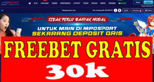 MPOSPORT: Freebet 30k Gratis Tanpa Deposit