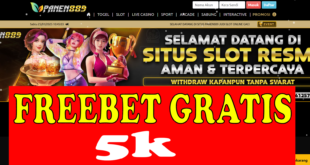 PANEN889: Freebet 5k Gratis Tanpa Deposit