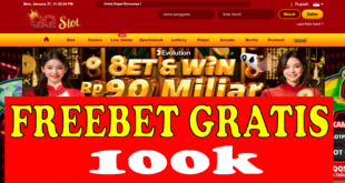 QQSLOT: Freebet Gratis 100k Untuk Member Aktif