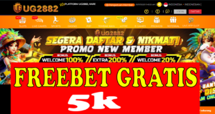 UG2882: Freebet 5k Gratis Tanpa Deposit