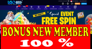LGO188: Bonus 100% New Member Slot Games