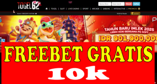 TOGEL62: Freebet 10k Gratis Tanpa Deposit