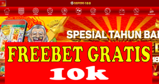 OMPONG188: Freebet 10k Gratis Tanpa Deposit