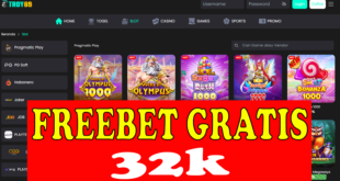 TROY69: Freebet Gratis 32k Tanpa Deposit