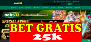 Betgratis 25k Tanpa Deposit Dari AOB633