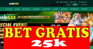 Betgratis 25k Tanpa Deposit Dari AOB633