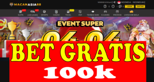 Betgratis Hingga 100k dari MACANASIA88