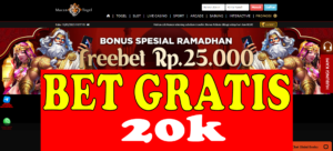 BetGratis 20k dari MACANTOGEL