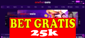Betgratis 25k Tanpa Deposit dari ONEBETASIA