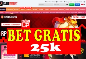 Betgratis 25k Tanpa Deposit dari SLOTASIABET