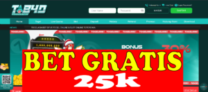 Betgrartis 25k Tanpa Deposit dari TAB4D