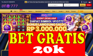 Freebet 20k Gratis Khusus Slot Game dari UFO777