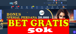 Freebet Perdana Gratis 50k Dari UG300